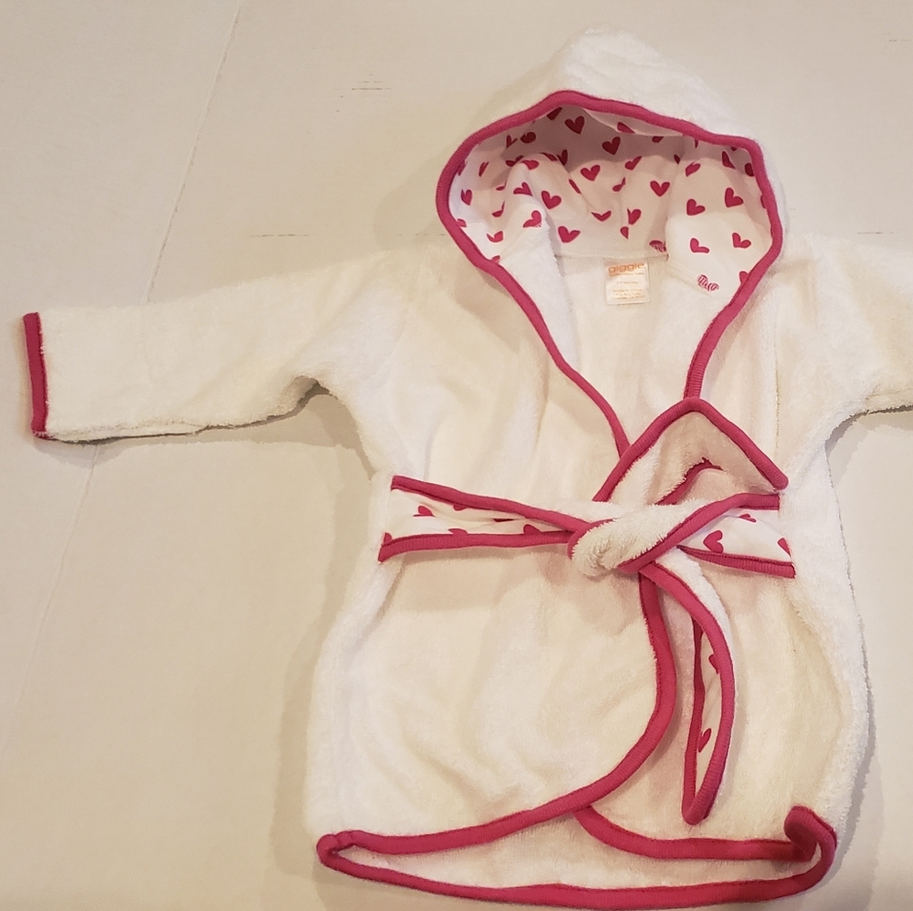 Infant girls bathrobe